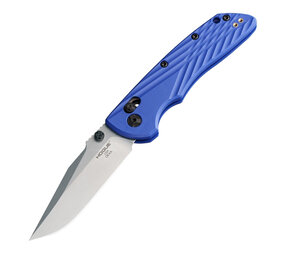 Hogue Deka® Manual Folder 3.25" Clip Point Blade - Stone Tumbled Blue Polymer Frame Hogue Deka® Manual Folder 3.25" Clip Point Blade - Stone Tumbled Blue Polymer Frame