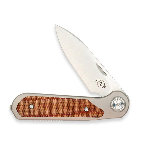 Liong Mah Design Zulu brown micarta Liong Mah Design Zulu brown micarta