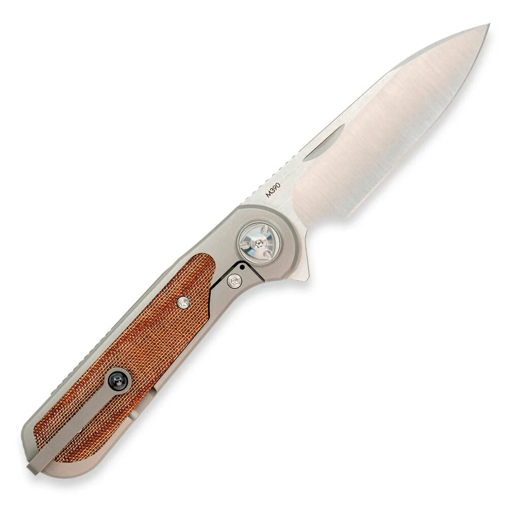 Liong Mah Design Zulu brown micarta Liong Mah Design Zulu brown micarta