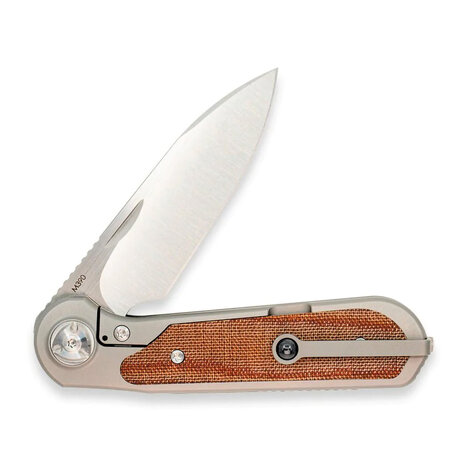Liong Mah Design Zulu brown micarta Liong Mah Design Zulu brown micarta