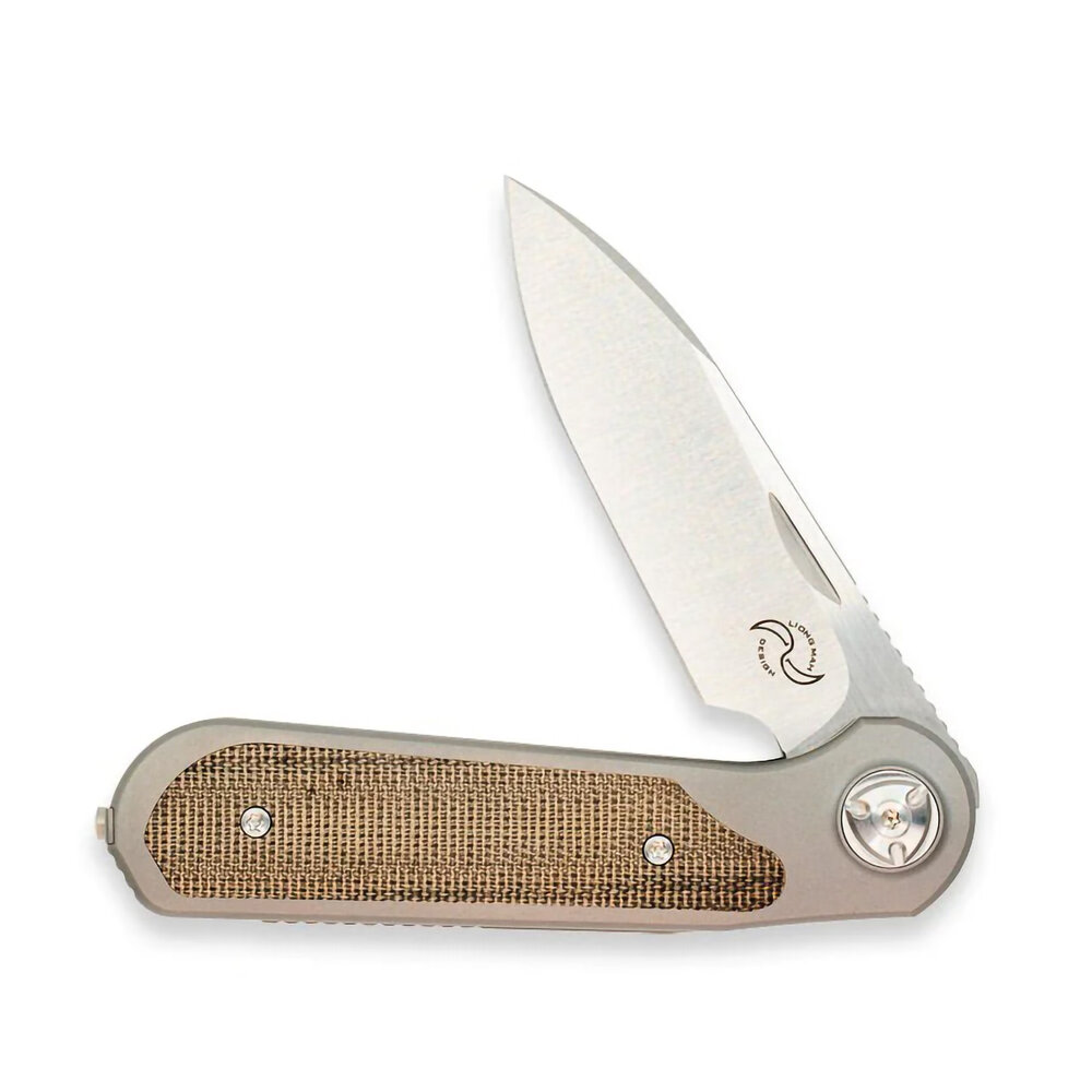 Liong Mah Design Zulu green micarta