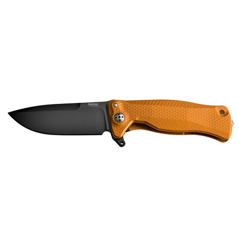Lionsteel SR11 Aluminum - Orange handle black blade [PRE-OWNED]