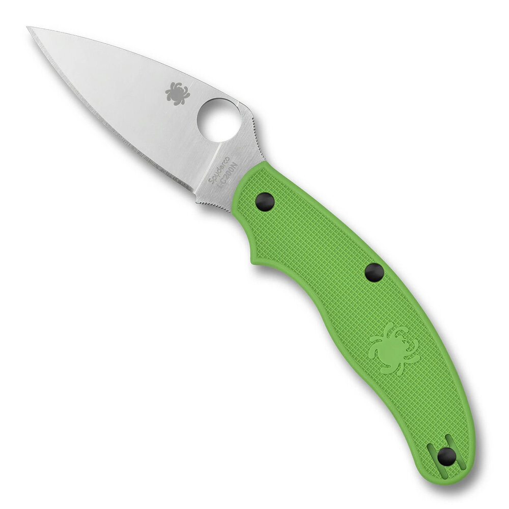 Spyderco UK Penknife Salt Green LC200N PlainEdge