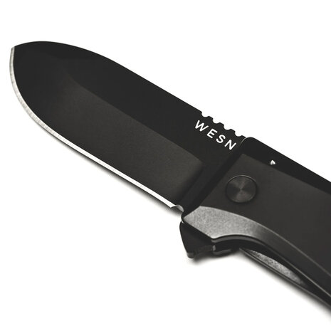 WESN Allman Blacked Out Titanium CPM S35VN