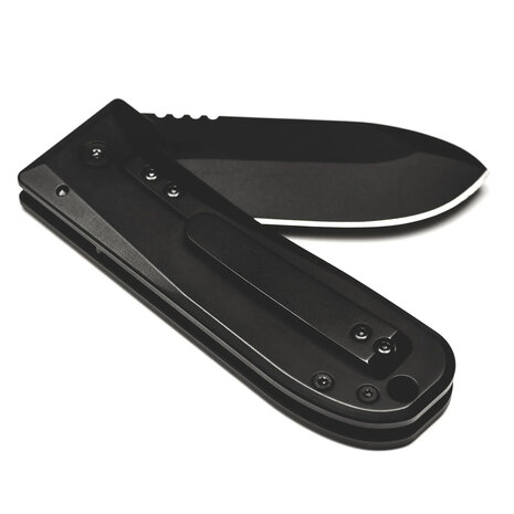 WESN Allman Blacked Out Titanium CPM S35VN