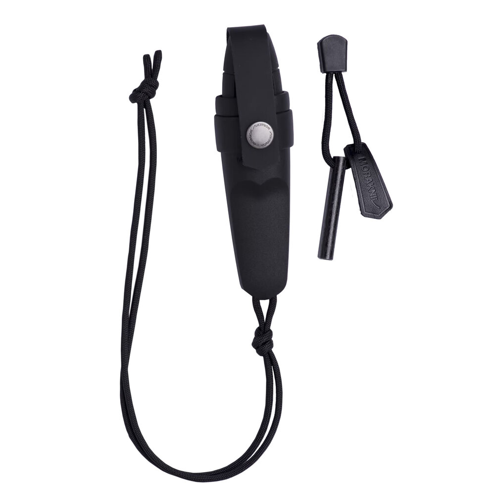 Morakniv Eldris zwart met vuurstarter