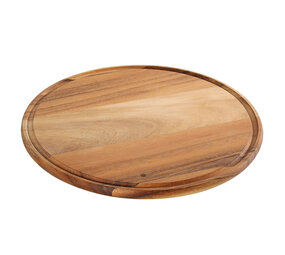 Zassenhaus Round acacia cutting board / pizza plate 33cm Zassenhaus Round acacia cutting board / pizza plate 33cm