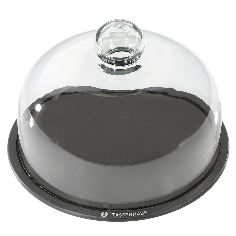 Zassenhaus Kaasstolp glas & houtvezel 23cm