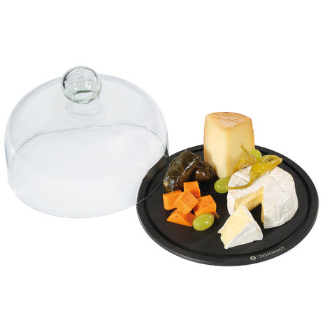 Zassenhaus Kaasstolp glas & houtvezel 23cm