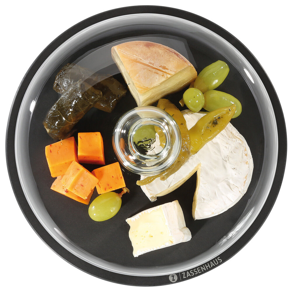Zassenhaus Cheese dome glass & wood fiber 23cm Zassenhaus Cheese dome glass & wood fiber 23cm