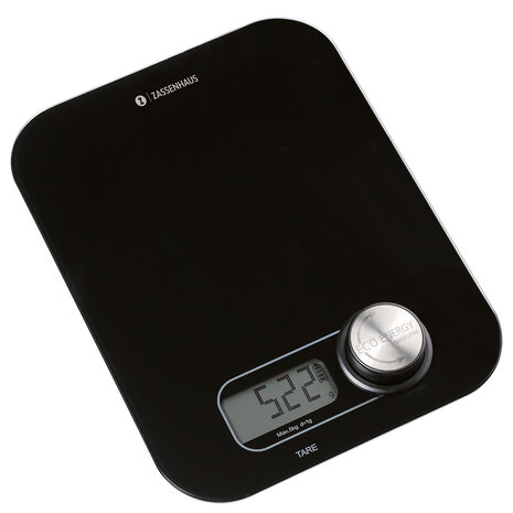 Zassenhaus Kitchen Scale Eco Energy black Zassenhaus Kitchen Scale Eco Energy black