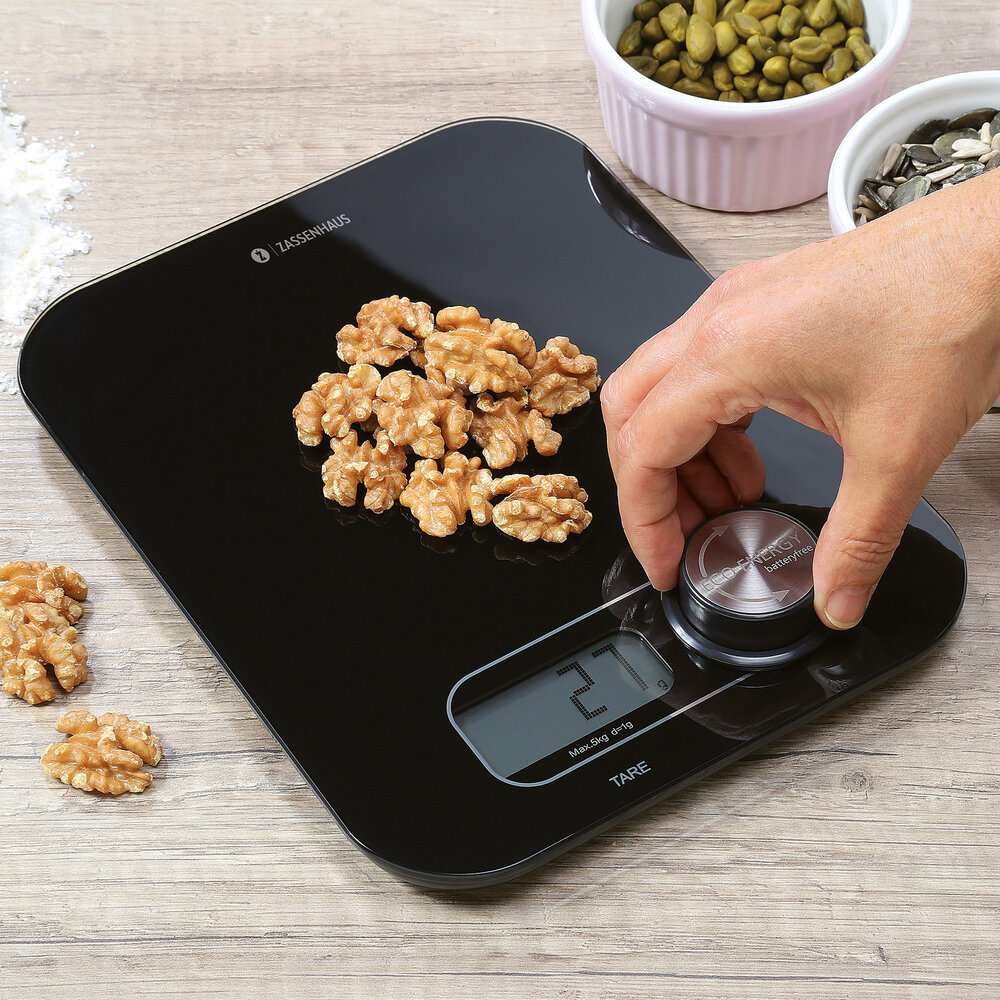 Zassenhaus Kitchen Scale Eco Energy black Zassenhaus Kitchen Scale Eco Energy black