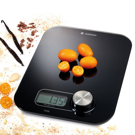 Zassenhaus Kitchen Scale Eco Energy black Zassenhaus Kitchen Scale Eco Energy black