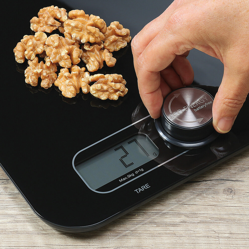 Zassenhaus Kitchen Scale Eco Energy black Zassenhaus Kitchen Scale Eco Energy black