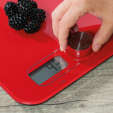 Zassenhaus Kitchen Scale Eco Energy red Zassenhaus Kitchen Scale Eco Energy red