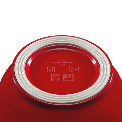 Küchenprofi Hoge beslagkom 1L rood Küchenprofi Hoge beslagkom 1L rood