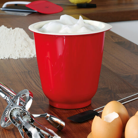 Küchenprofi Hoge beslagkom 1L rood Küchenprofi Hoge beslagkom 1L rood