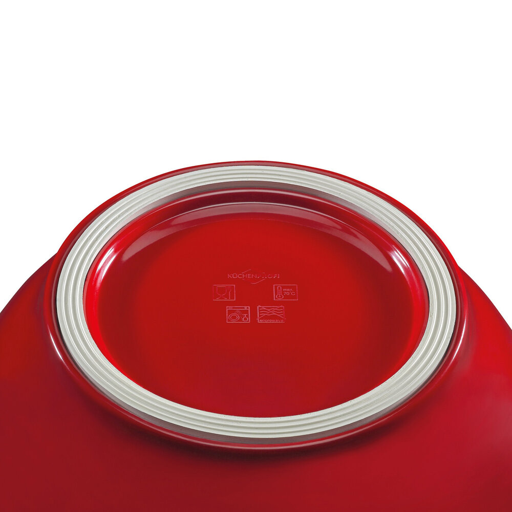 Küchenprofi Mixing bowl 3L red Küchenprofi Mixing bowl 3L red