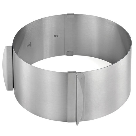 Küchenprofi Verstelbare taartring 16-30cm