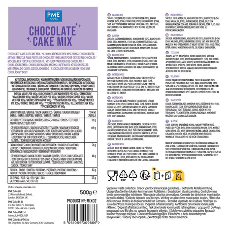 PME Mix for chocolate cake 500g PME Mix for chocolate cake 500g