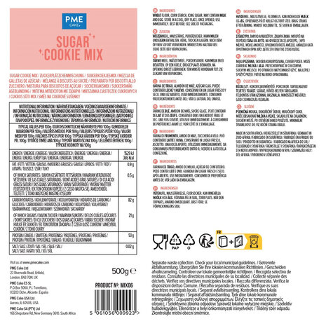 PME Mix for sugar cookies 500g PME Mix for sugar cookies 500g