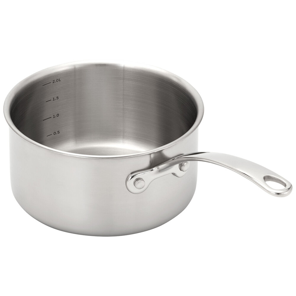 Eclipse Tri-ply steelpan 18cm 2L met deksel Eclipse Tri-ply steelpan 18cm 2L met deksel