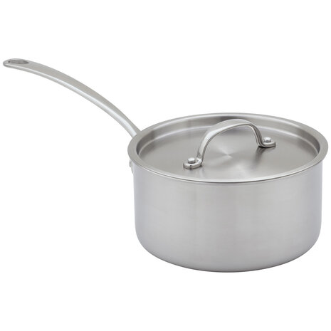 Eclipse Tri-ply steelpan 18cm 2L met deksel Eclipse Tri-ply steelpan 18cm 2L met deksel