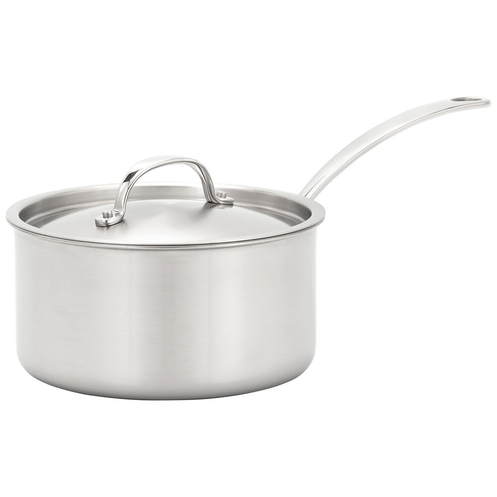 Eclipse Tri-ply steelpan 18cm 2L met deksel Eclipse Tri-ply steelpan 18cm 2L met deksel