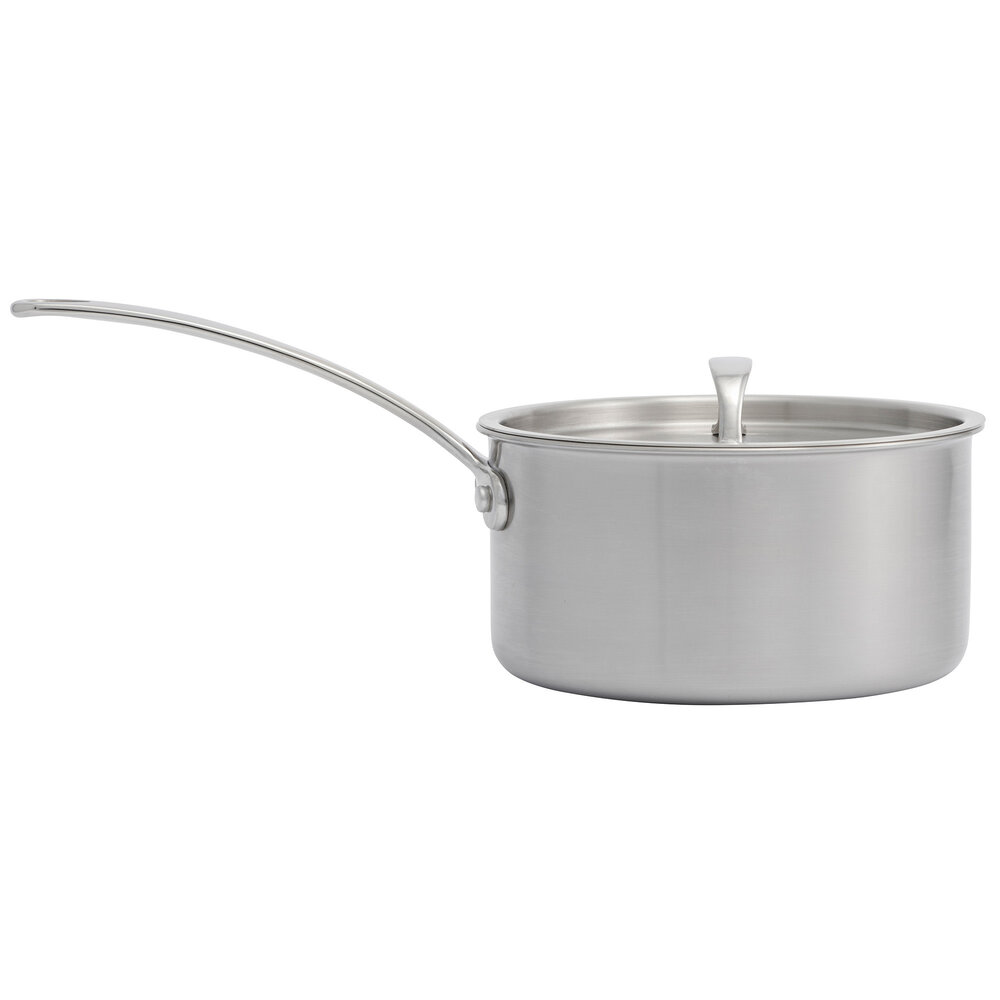 Eclipse Tri-ply steelpan 18cm 2L met deksel Eclipse Tri-ply steelpan 18cm 2L met deksel