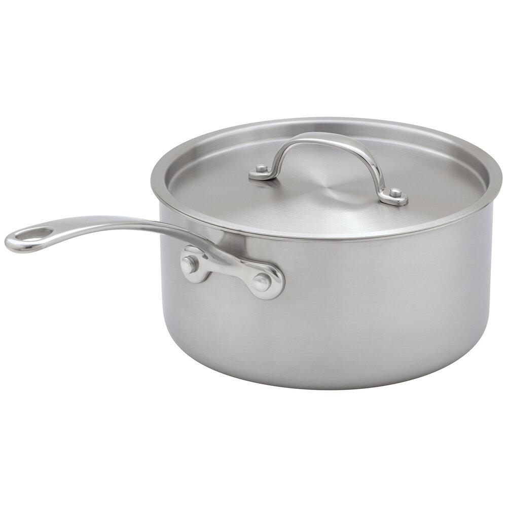 Eclipse Tri-ply steelpan 20cm 2,5L met deksel Eclipse Tri-ply steelpan 20cm 2,5L met deksel