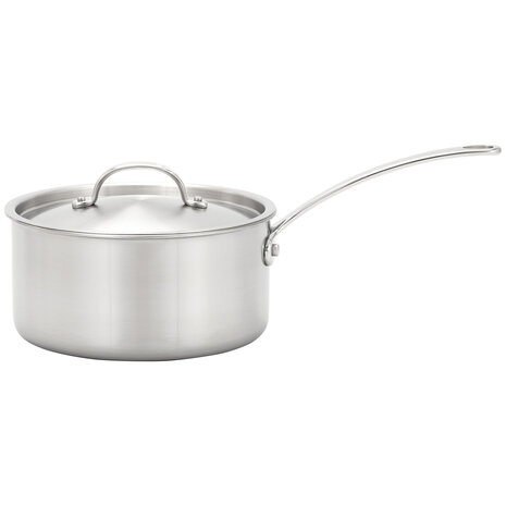 Eclipse Tri-ply steelpan 20cm 2,5L met deksel Eclipse Tri-ply steelpan 20cm 2,5L met deksel