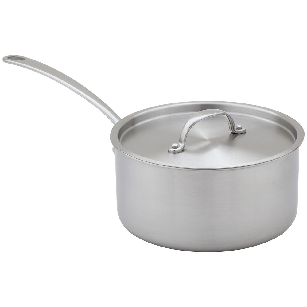 Eclipse Tri-ply steelpan 20cm 2,5L met deksel Eclipse Tri-ply steelpan 20cm 2,5L met deksel