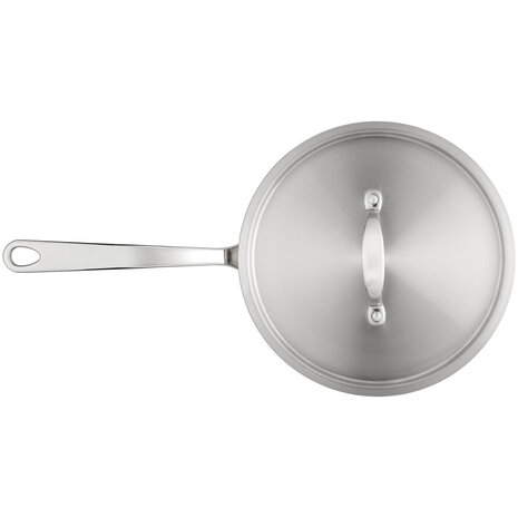 Eclipse Tri-ply steelpan 20cm 2,5L met deksel Eclipse Tri-ply steelpan 20cm 2,5L met deksel