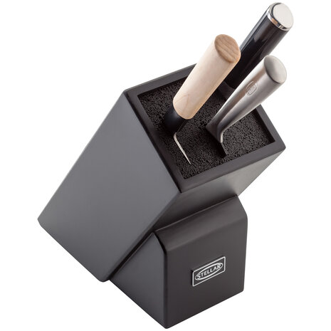 Universal knife block black Universal knife block black