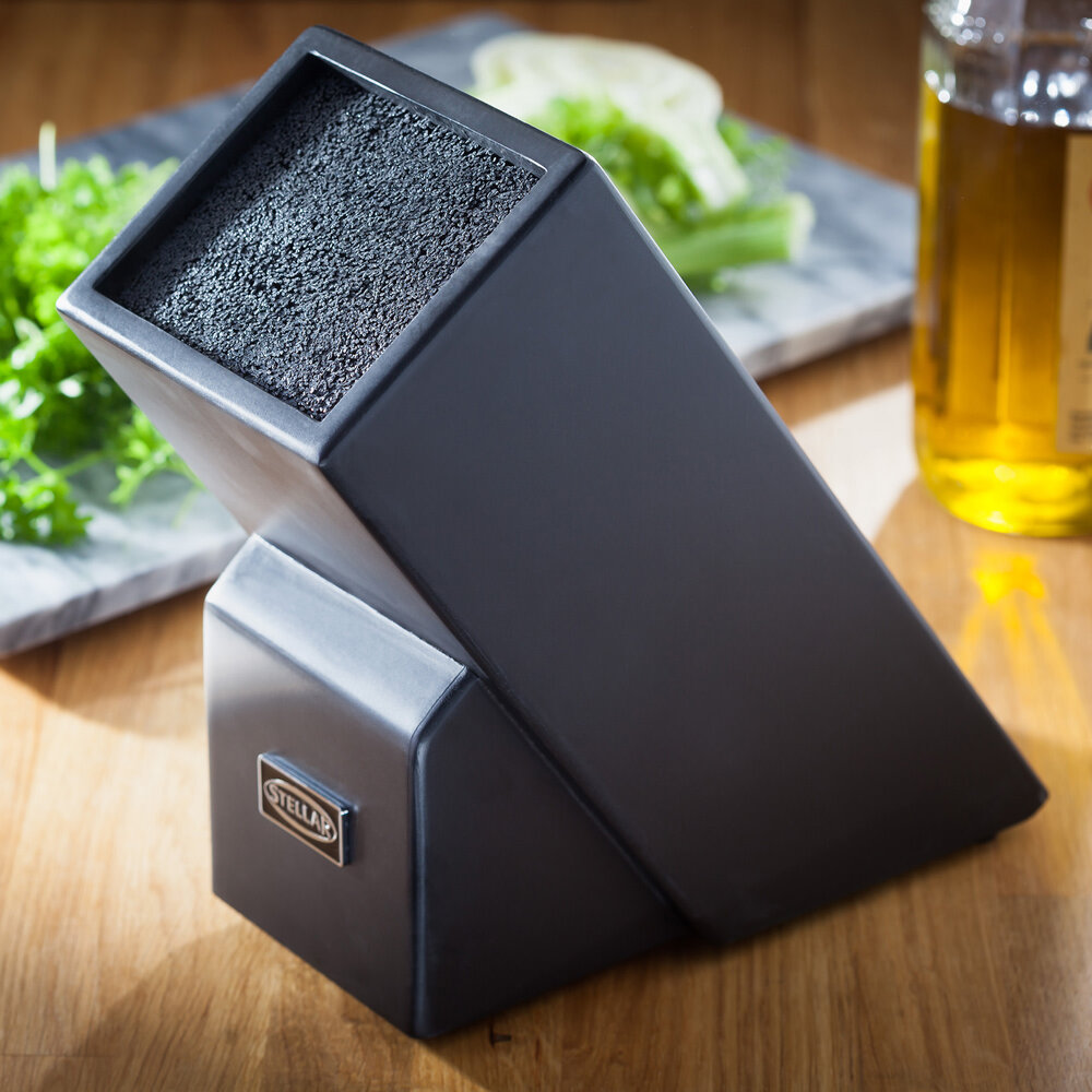 Universal knife block black Universal knife block black