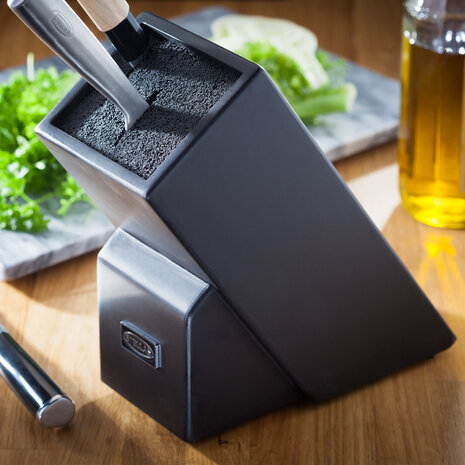 Universal knife block black Universal knife block black