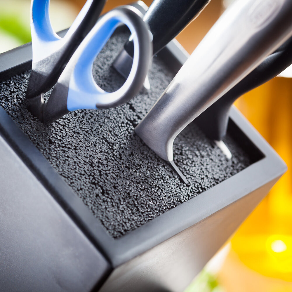 Universal knife block black Universal knife block black