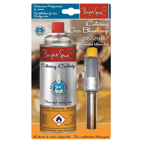 Blowtorch with gas canister