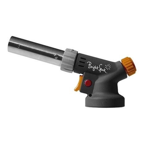 Blow torch for use with click-on gas canister
