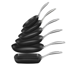 Scanpan ProIQ frying pans 20 + 24 + 26 + 28 + 32cm + grill pan Scanpan ProIQ frying pans 20 + 24 + 26 + 28 + 32cm + grill pan