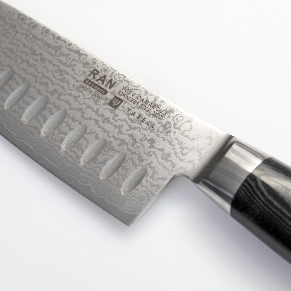 Yaxell RAN santoku 16,5cm met kuiltjes