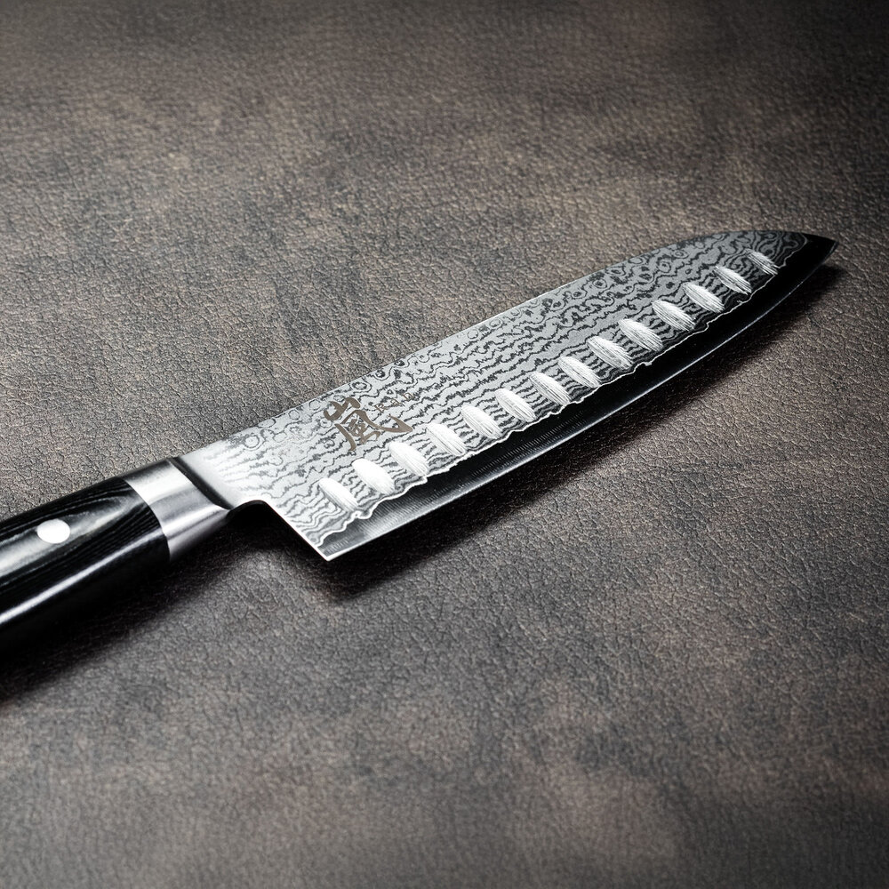 Yaxell RAN santoku 16,5cm met kuiltjes