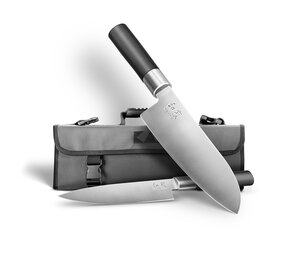 Kai Wasabi Black set in knife bag