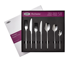 Rochester 58-piece cutlery set