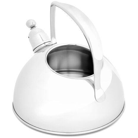 Stainless steel stove top whistling kettle 2L