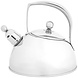 Stainless steel stove top whistling kettle 2L