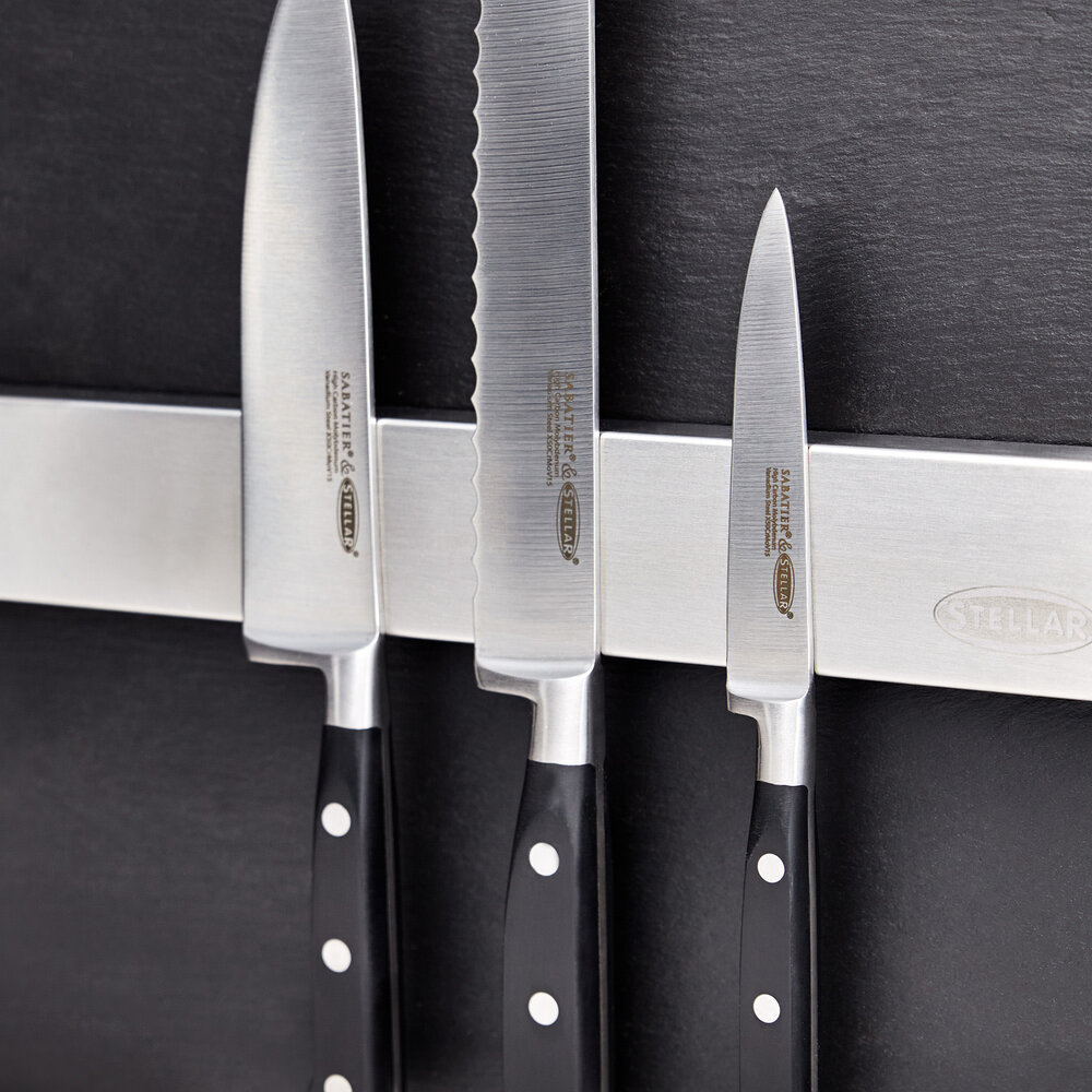 Stainless steel knife magnet 35cm