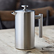 Dubbelwandige cafetière mat RVS 8-kops 900ml