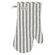 Oven mitt gray stripe