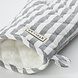 Oven mitt gray stripe